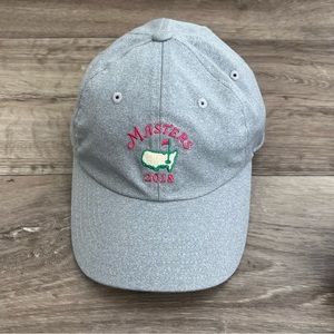 Masters Golf Womens 2018  Gray Hat w/ Pink Embroidery American Needle Adjustable